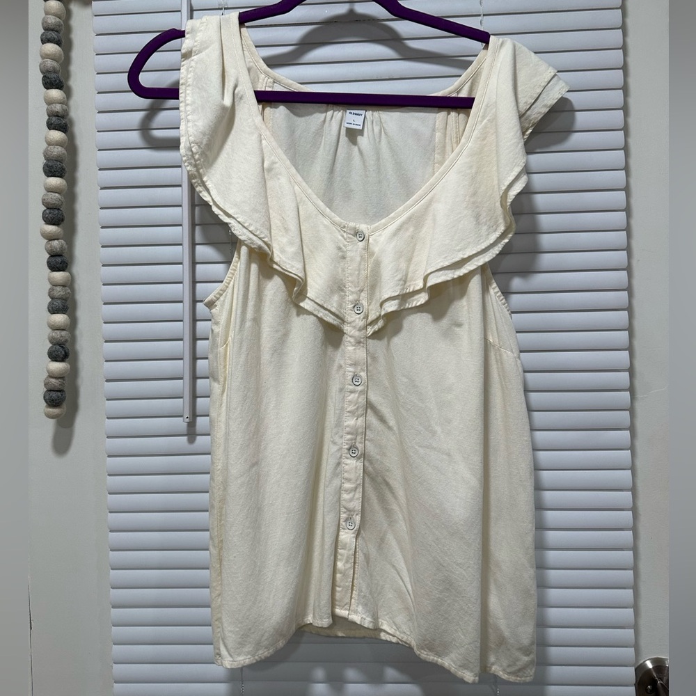 Old Navy Cream Blouse